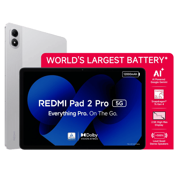 Buy Redmi Pad 2 Pro Wi-Fi+5G Android Tablet (12.1 Inch, 8GB RAM